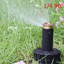 90-360 Degree Pop up Sprinklers Plastic Lawn Watering Sprinkler Head Adjustable Garden Spray Nozzle 1/2" Female Thread 1 Pc
