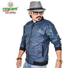 Virjeans New Fall Fashion Casual Zipper Round Neck Collar Slim Streetwear Bomber Jacket  Windcheater (VJC 601)