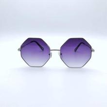 Purple/Grey Hex 02 Transparent Sunglass For Men