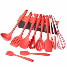 Silicone Kitchenware_Hot Selling 10-piece Silicone Spatula