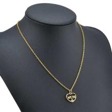 Fashion Women Jewelry Mother's Day Mum Gift Gold Heart Chain Pendent Necklace