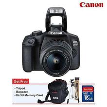 Canon EOS 2000D 24.2MP Digital SLR Camera With EF-S18-55 IS STM (16 GB Card + Bagpack + Tripod)