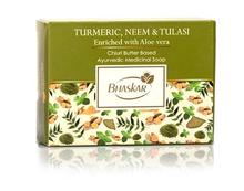 Bhaskar Turmeric Neem And Tulasi Enriched With Aloe Vera Ayurvedic Medicinal Soap (100gm)