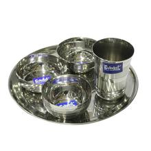 Everest Stainless Steel Rajbhok Dinner Set - 5 Pcs. Set