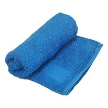Blue Plain Cotton Hand Towel