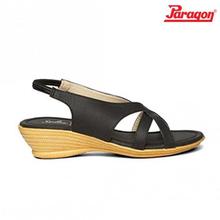 Black Sling Back Sandals For Women-7501