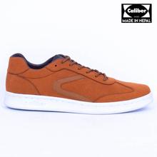 Caliber Shoes Tan Brown Casual Lace Up Shoes For Men (523 SR)