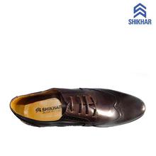 Shikhar Brogue Leather Shoes For Men (804)- Dark Coffee