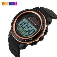 SKMEI Solar Power Outdoor Sports Watches Men Shock Digital Watch