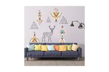 Geometric Moose Art Decoration Wall Sticker