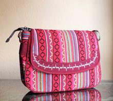 Multicolor Cotton Cross Body Ladies Bag