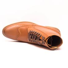 Kapadaa: Caliber Shoes Leather Tan Brown Lace Up Formal Shoes For Men – ( P 514 L )