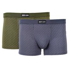 Combo of 2 Body Love Dotted Briefs Boxer- Blue/Green