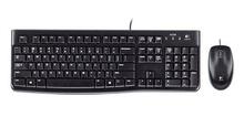 Logitech Desktop MK120 USB Mouse & Keyboard Combo - Black