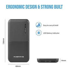 Ambrane 10000mAh Lithium Polymer Power Bank (Capsule-10K,