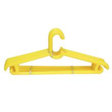 Bagmati Yellow Plastic Hanger (12 Pieces)