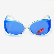 Blue Lens Round Shaped Sunglasses For Kids