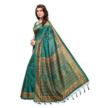 Anni Designer Women's Art silk with blouse piece Saree