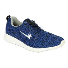 Blue/Black Mesh Sport Shoes For Men