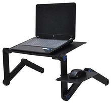 Laptop Foldable Adjustable Height ZigZag Table with Cooling Fan