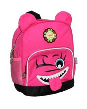 Bright Pink Cartoon Backpack (Unisex)