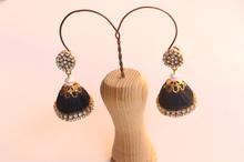 Handmade Silk Thread  Pinjada Drop Jhumka