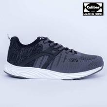 Caliber Shoes Black/grey Ultralight Sport Shoes For Men - ( 640 )