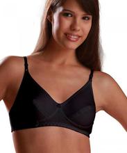 NT109 Deep Neck Bra For Women- Black