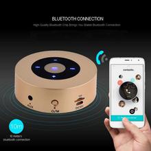 PTron Sonor Bluetooth Speaker New Fashionable Wireless Speaker For All Smartphones (Gold)