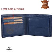 GETOREE Florence Leather Blue RFID Protected Genuine High