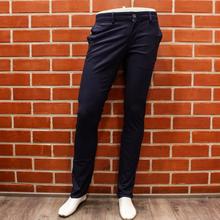 Blue Fancy Stretchable Cotton Chinos For Men