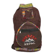 Brown/Multi-color Everest Printed Heart Shaped Portable Backpack - Unisex