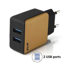 PTron Electra Fast Charger 2.4A Dual USB Port Battery