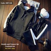 Men’s Hooded Casual Winter Tracksuit Set
