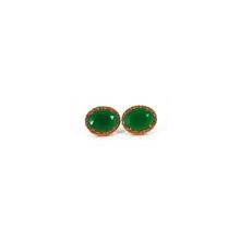Emerald Thaka Stud Earrings