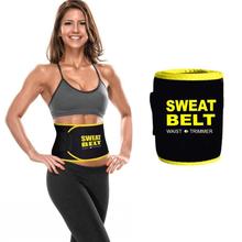 Black Sweat Waist Slimming Belt