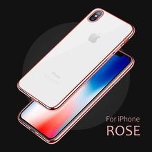 WeiFaJK Phone Case for iPhone 8 7 6 Plus 6s Silicone Soft Coque Luxury TPU Full Cover Case for iPhone 6 7 7 Plus 8 8 Plus X Case