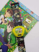 Ben10 Images 3D Projector Digital Watch With Free Sticker Book - For Kids