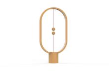 Heng Lamp Wooden Ellipse