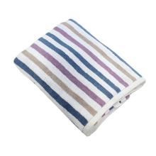 Multi-colored Striped Large Cotton Bath Towel