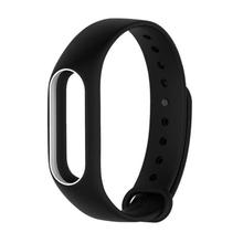 MiBand 2 Silicone Wrist Strap Bracelet Double Color Replacement watchband for Original Xiaomi Mi band 2 Wristbands belt Rubber