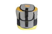 Nepal Hemp Front Pocket Backpack - Grey/Yellow