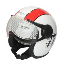 Vega Matt Half Helmet For Men - (Jet Dot)