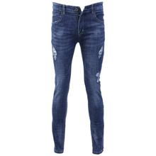 Blue Grunge Denim Pant For Men