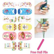 Colorful Butterfly Chess Design Nail Art Sticker Self Adhesive