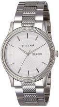Titan Analog White Dial Men's Watch 1650SM01