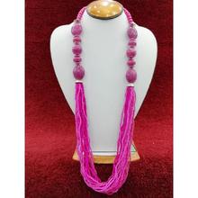 Pink Long Necklace