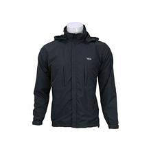 Dark Grey Solid Windcheater For Men