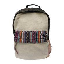 Beige Gheri Front Pocket Backpack-Unisex