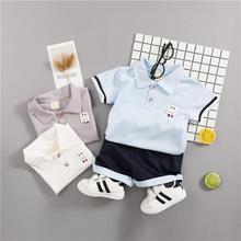 Baby Boys Summer Clothes Set Cotton 2018 Toddler Suits Short